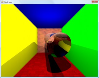 View through the cylinder. Surface normals are not calculated correctly for the inside surface.