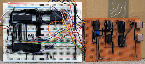 Z80 computer with a primitive I/O board