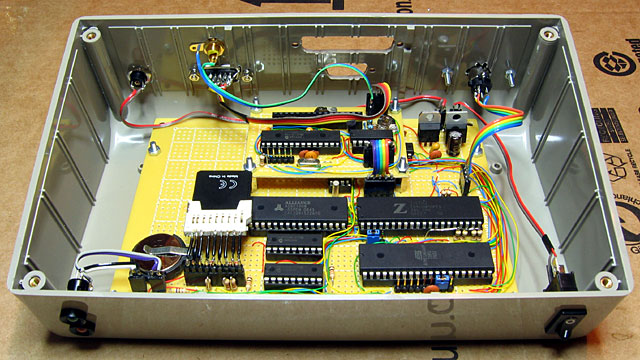 Z80 computer in its enclosure