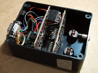 Both circuit boards installed in the enclosure