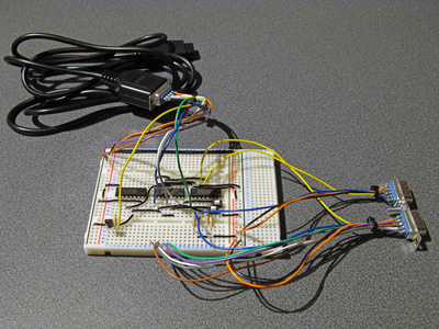 Photo of the adaptor prototype