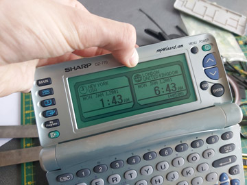 Photo of the screen being squeezed to bring back all of the columns