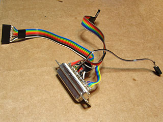 Parallel port connector